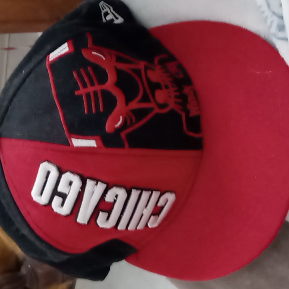 A Chicago Bulls hat